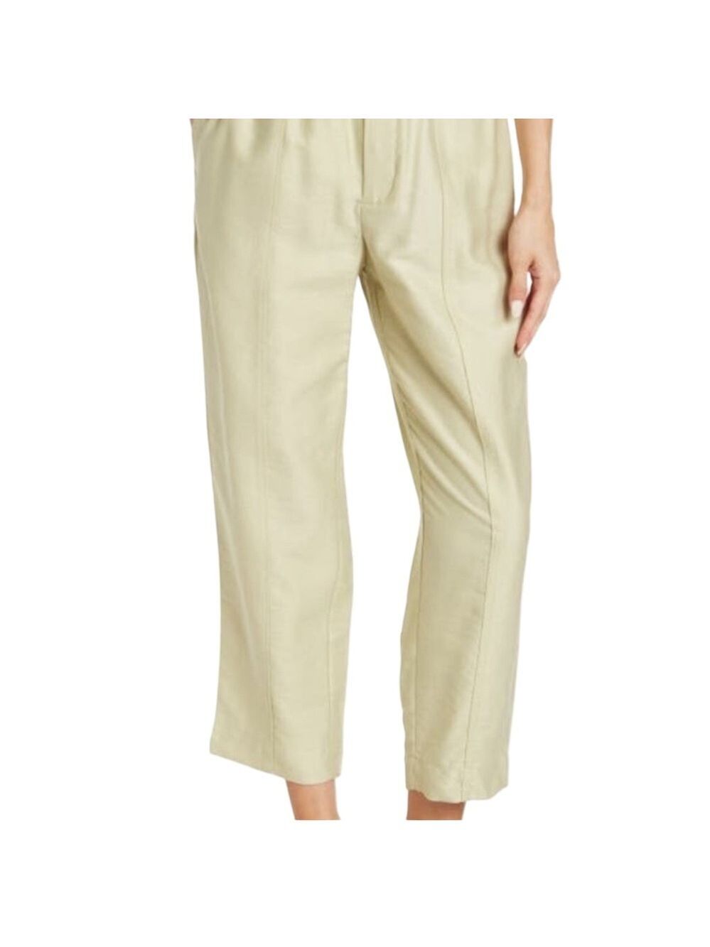 Madewell Women's Light Green Huston Crop Pants Medium